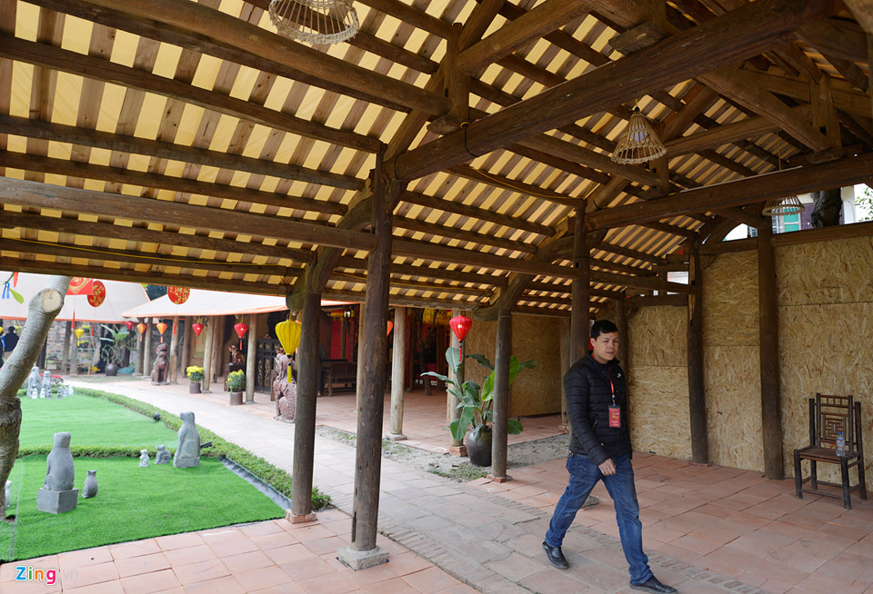 Diện mạo khác lạ ở Văn Miếu trước Tết